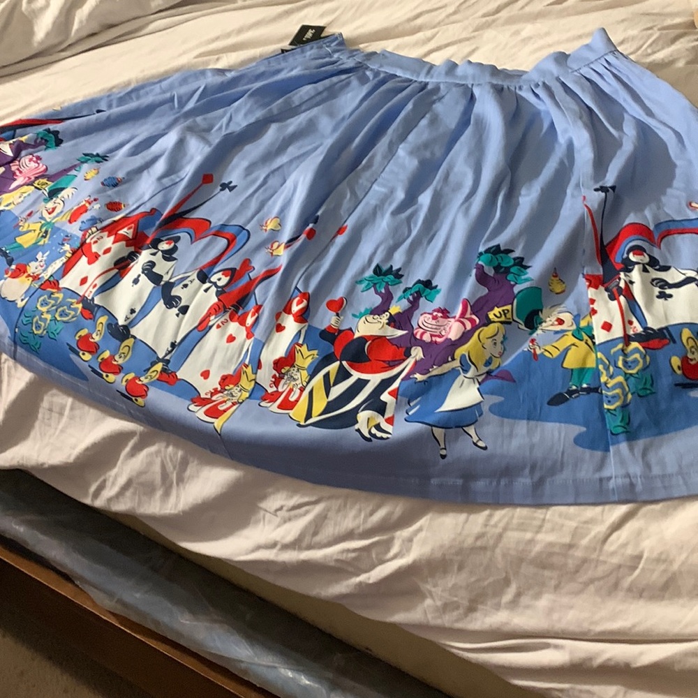 Hot topic Alice in wonderland retro skirt